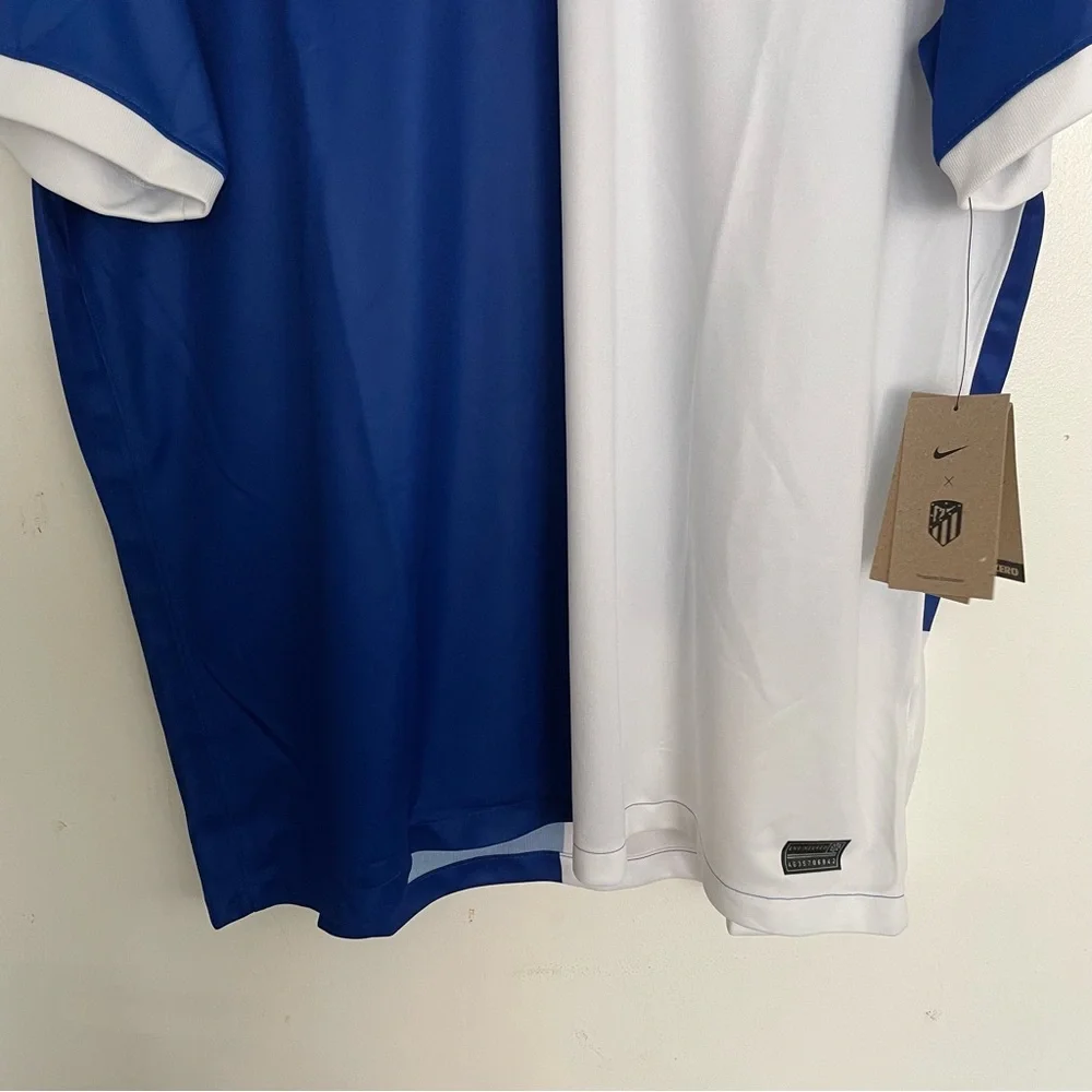 Men’s Nike Atletico Madrid Away Jersey Blue Size XXL